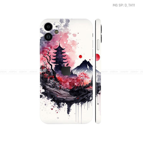 Dán Skin IPhone 11 Series Hình Thư Pháp | D_TH11