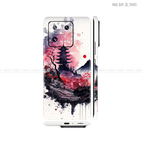 Dán Skin Xiaomi 13 Series Hình Thư Pháp | D_TH11