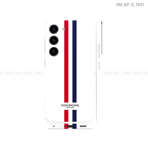 Dán Skin Galaxy S23 Series Hình Thom Browne Trắng | D_TH11