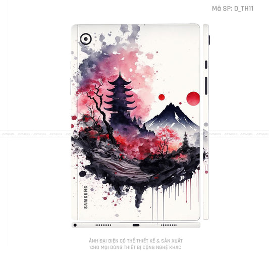 Dán Skin Galaxy Tab A Series Hình Thư Pháp | D_TH11
