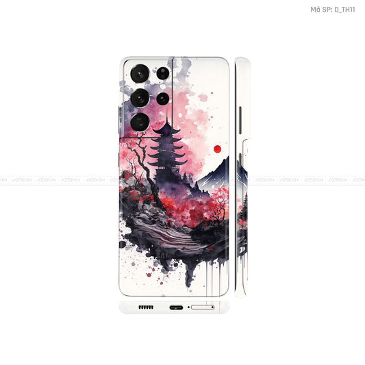 Dán Skin Galaxy S21 Series Hình Thư Pháp | D_TH11