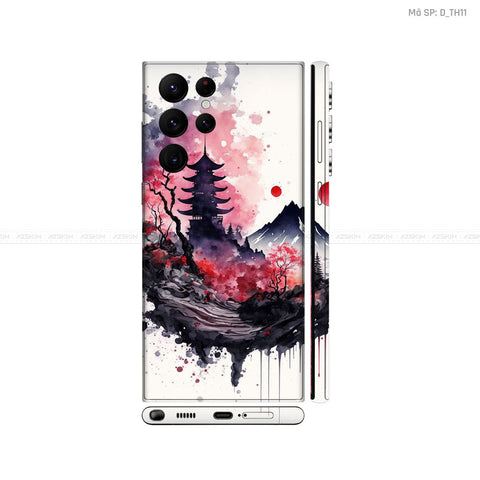 Dán Skin Galaxy S22 Series Hình Thư Pháp | D_TH11