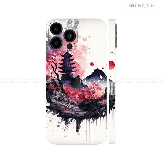 Dán Skin IPhone 12 Series Hình Thư Pháp | D_TH11