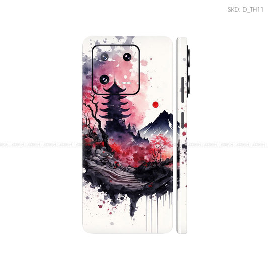 Dán Skin Điện Thoại Xiaomi 14 Series Hình Thư Pháp | D_TH11
