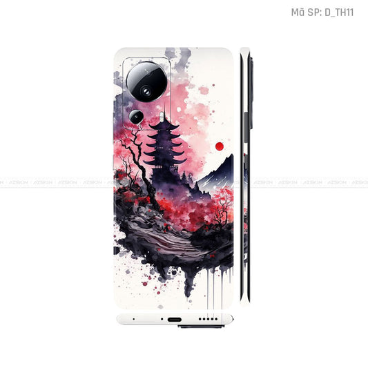 Dán Skin Xiaomi 13 Series Hình Thư Pháp | D_TH11