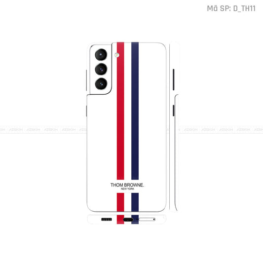 Dán Skin Thom Browne Trắng Galaxy S21 Series | D_TH11