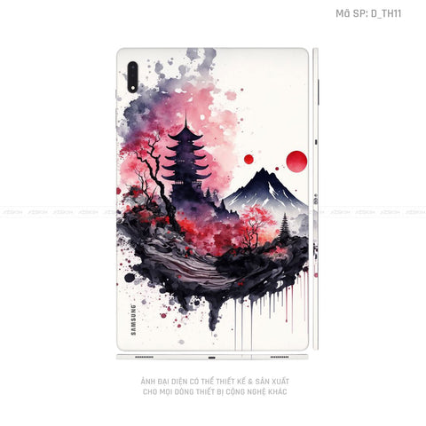 Dán Skin Galaxy Tab S7 Series Hình Thư Pháp | D_TH11