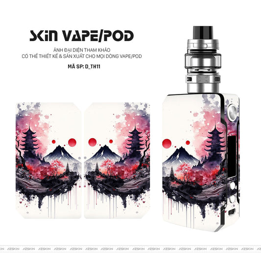 Dán Skin Vape Hình Thư Pháp | D_TH11