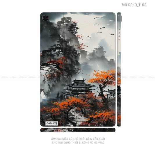Dán Skin Máy Tính Bảng Lenovo Pad Series Hình Thư Pháp | D_TH12