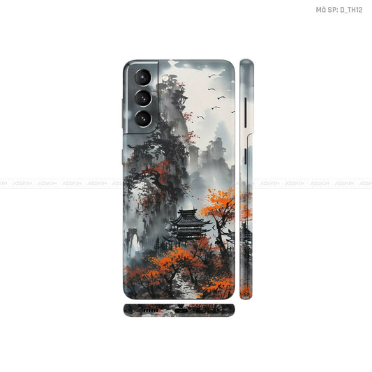 Dán Skin Galaxy S21 Series Hình Thư Pháp | D_TH12