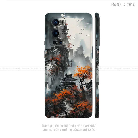 Dán Skin Oneplus 8/9 Series Hình Thư Pháp | D_TH12