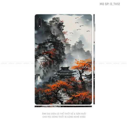 Dán Skin Galaxy Tab S8 Series Hình Thư Pháp | D_TH12