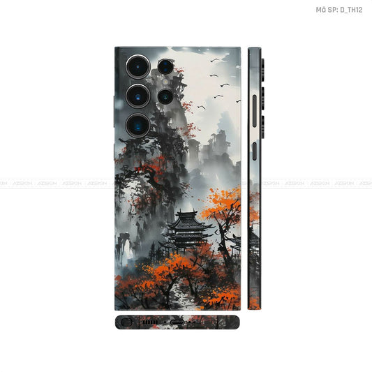Dán Skin Samsung Galaxy S24 Series Chủ Đề Thư Pháp| D_TH12