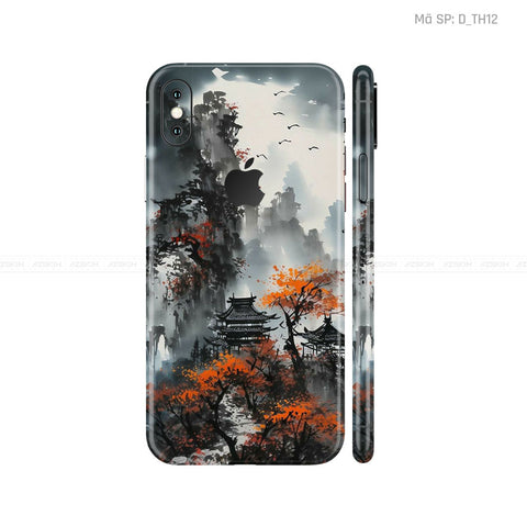 Dán Skin IPhone X Series Hình Thư Pháp | D_TH12