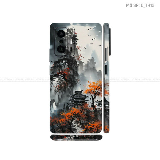 Dán Skin Xiaomi 11 Series Hình Thư Pháp | D_TH12