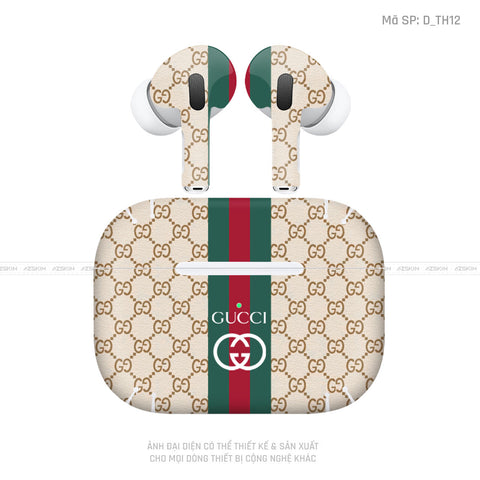 Dán Skin Tai Nghe Airpod Pro/ Pro 2 Hình Gucci | D_TH12