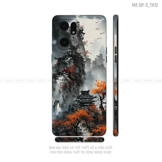 Dán Skin Realme Series Hình Thư Pháp | D_TH12