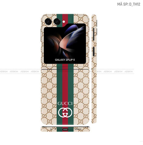 Dán Skin Galaxy Z Flip5 Hình Gucci | D_TH12