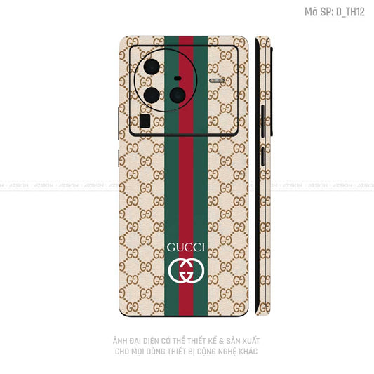 Dán Skin Vivo X Series Hình Gucci | D_TH12