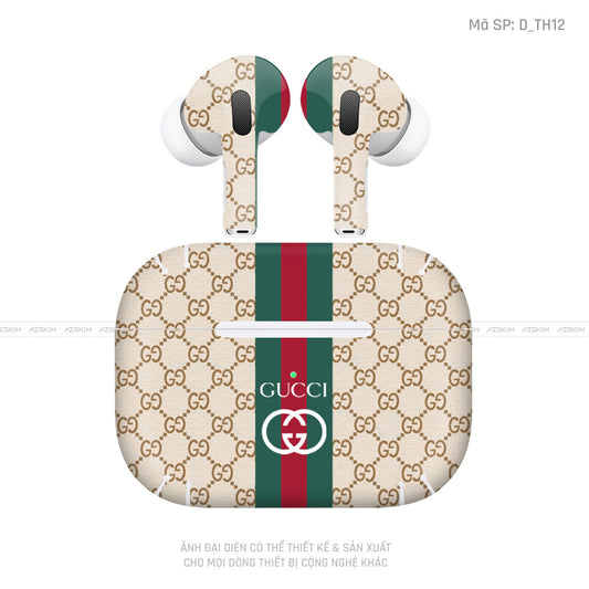 Dán Skin Tai Nghe Airpod 3 Hình Gucci | D_TH12