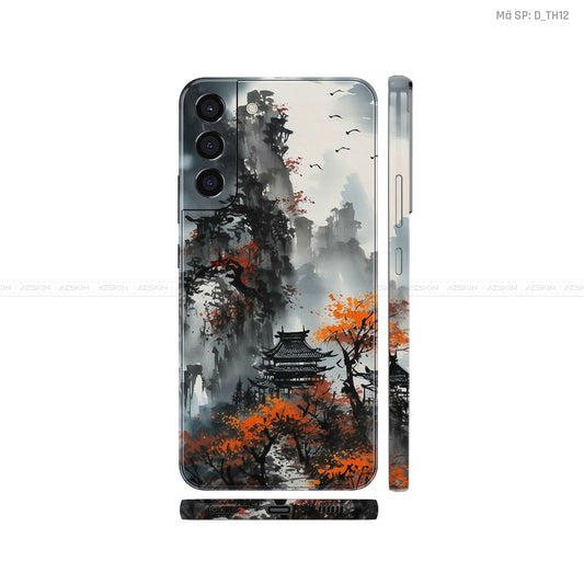 Dán Skin Galaxy S22 Series Hình Thư Pháp | D_TH12