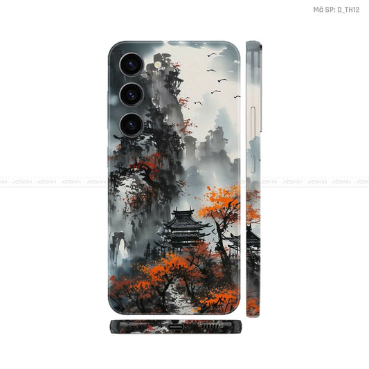 Dán Skin Samsung Galaxy S24 Series Chủ Đề Thư Pháp| D_TH12