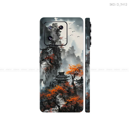 Dán Skin Điện Thoại Xiaomi 14 Series Hình Thư Pháp | D_TH12