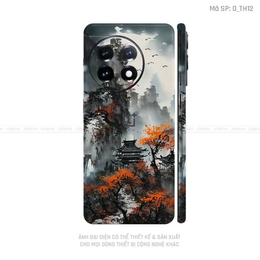 Dán Skin Oneplus 11 Series Hình Thư Pháp | D_TH12