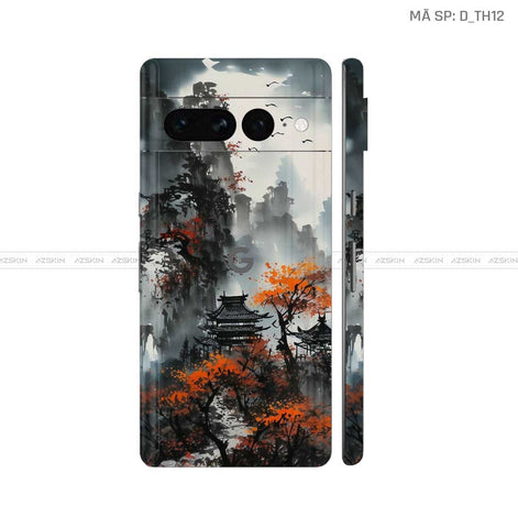 Dán Skin Google Pixel 8 Series Hình Thư Pháp | D_TH12