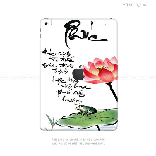 Dán Skin IPad Gen Series Hình Thư Pháp | D_TH13