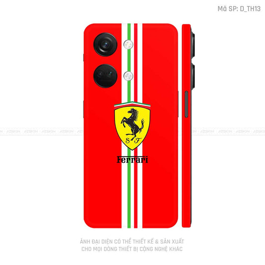 Dán Skin Oneplus Nord Series Hình FERRARI | D_TH13