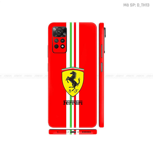 Dán Skin Xiaomi Redmi Note 11 Series Hình Thương Hiệu | D_TH13