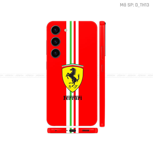 Dán Skin Galaxy S23 Series Hình Ferrari Đỏ | D_TH13