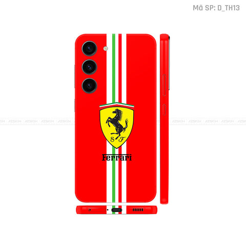 Dán Skin Galaxy S23 Series Hình Ferrari Đỏ | D_TH13