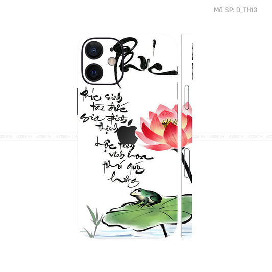 Dán Skin IPhone 12 Series Hình Thư Pháp | D_TH13