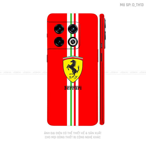 Dán Skin Oneplus 10 Series Hình Ferarri | D_TH13