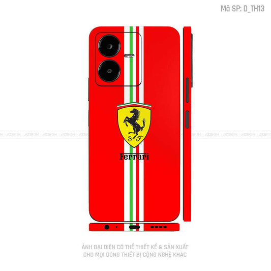 Dán Skin Vivo Y Series Hình Ferrari | D_TH13