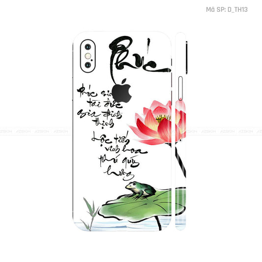 Dán Skin IPhone X Series Hình Thư Pháp | D_TH13