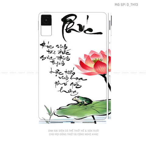 Dán Skin Máy Tính Bảng Xiaomi Mipad Hình Thư Pháp | D_TH13