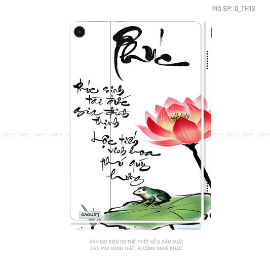 Dán Skin Máy Tính Bảng Lenovo Pad Series Hình Thư Pháp | D_TH13