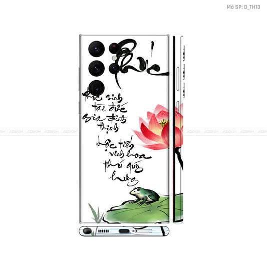 Dán Skin Galaxy S22 Series Hình Thư Pháp | D_TH13