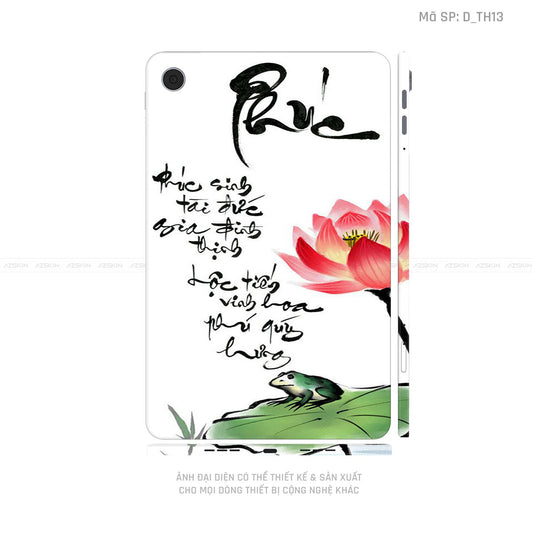 Dán Skin Máy Tính Bảng Oppo Pad Series Hình Thư Pháp | D_TH13