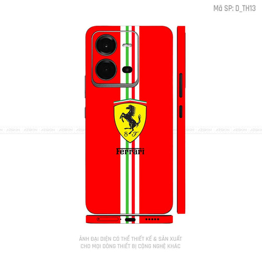 Dán Skin Vivo V Series Hình Ferrari  | D_TH13