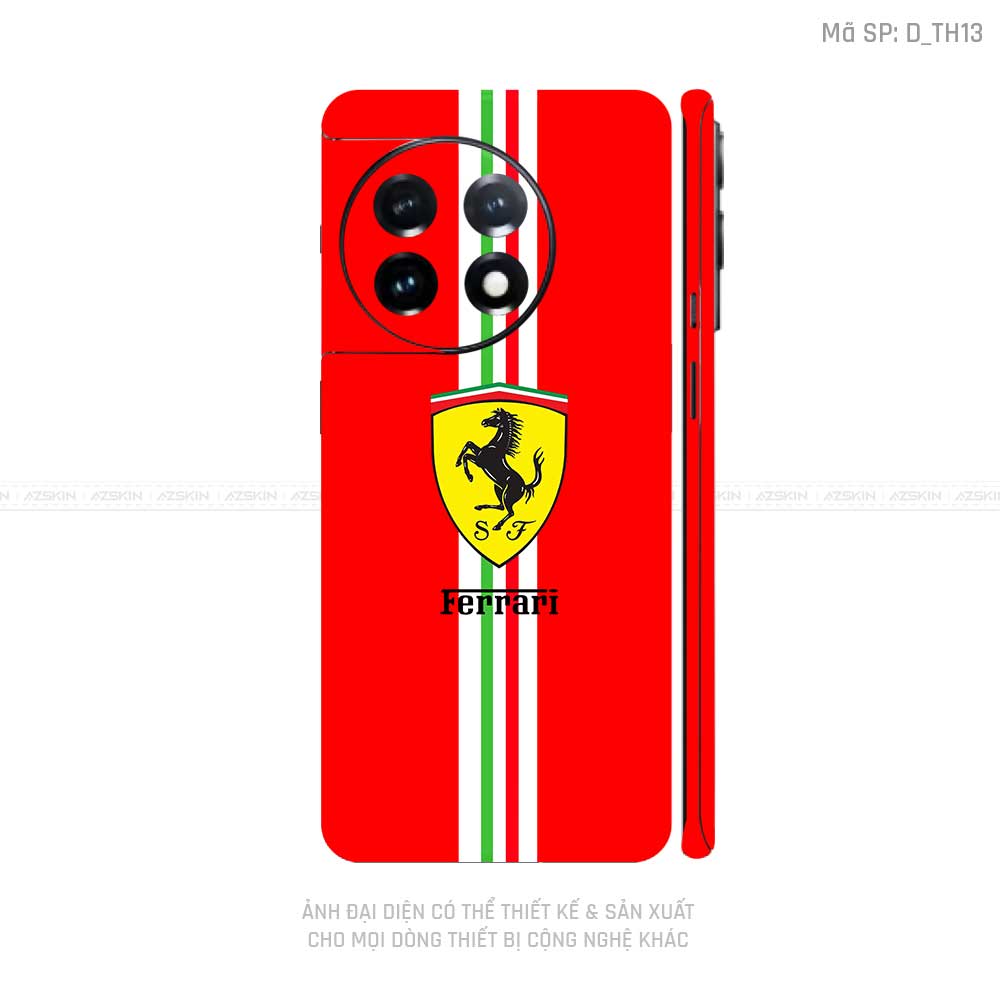 Dán Skin Oneplus 12 Series Hình Ferrari | D_TH13