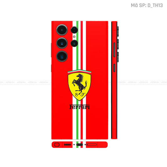 Dán Skin Galaxy S23 Series Hình Ferrari Đỏ | D_TH13