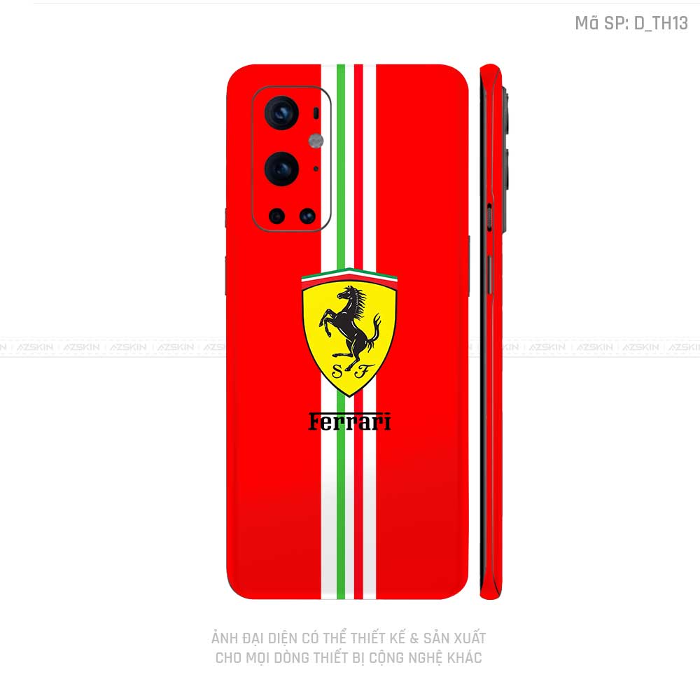 Dán Skin Oneplus 8/9 Series Hình Ferrari | D_TH13