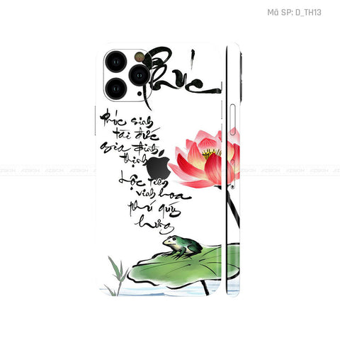 Dán Skin IPhone 11 Series Hình Thư Pháp | D_TH13