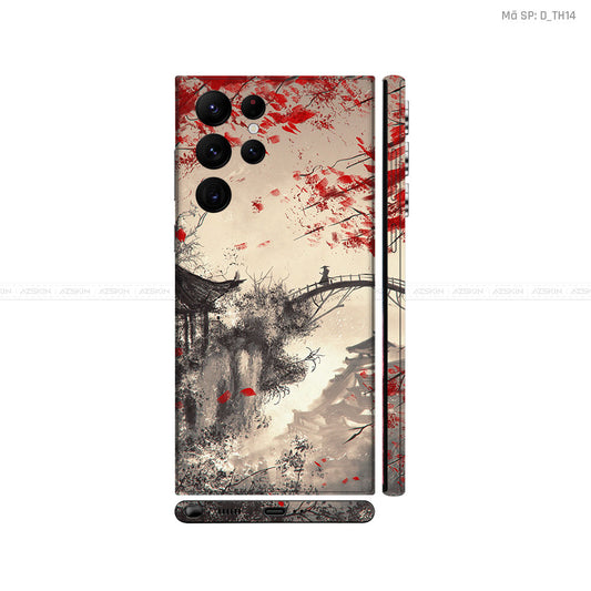 Dán Skin Galaxy S22 Series Hình Thư Pháp | D_TH14