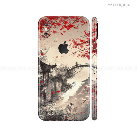 Dán Skin IPhone X Series Hình Thư Pháp | D_TH14
