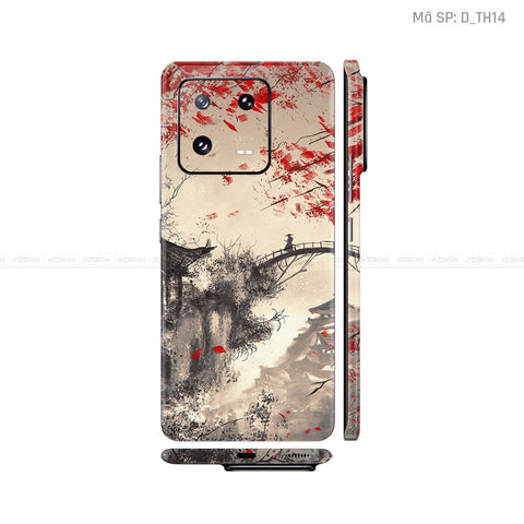 Dán Skin Xiaomi 13 Series Hình Thư Pháp | D_TH14